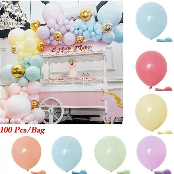 Details about   100pcs 5",10'',12"inch Pastel Latex Balloons Macaron Candy Mixed Coloured Ballon